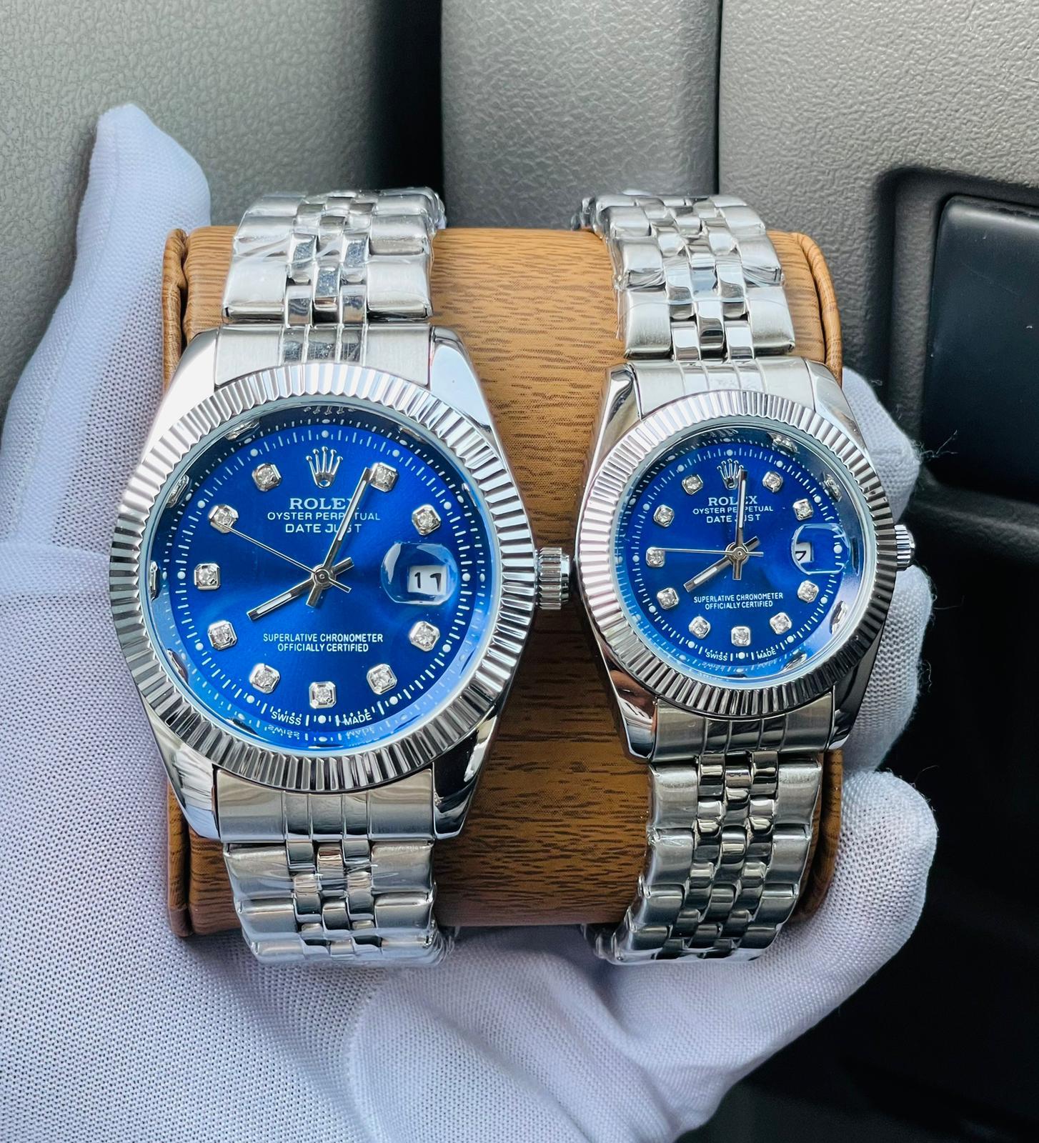 Rolex Day Date Couple Battery - Chain Strap