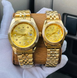 Rolex Day Date Couple Battery - Chain Strap