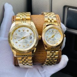 Rolex Day Date Couple Battery - Chain Strap