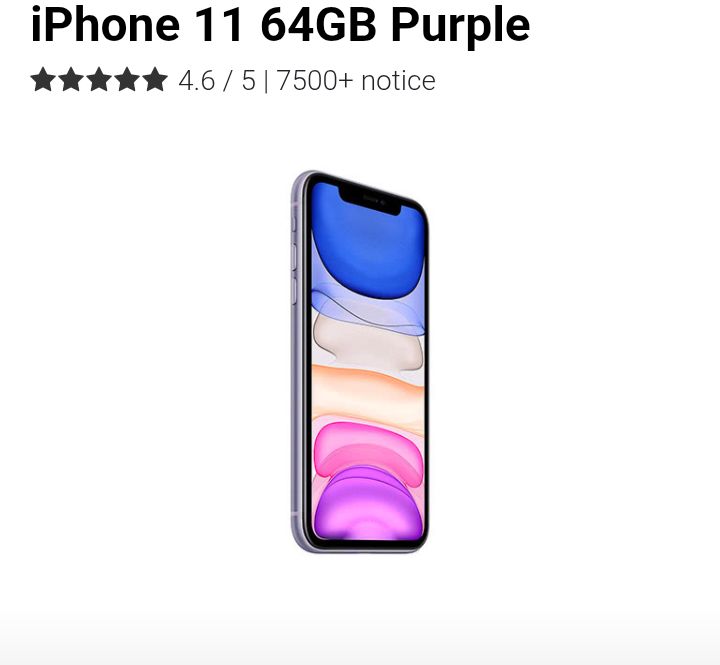 iPhone 11 68GB purple _1