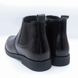 Dark Brown Sleek Leather Boots For Men’s, Sharp and Sophisticated Style GS36