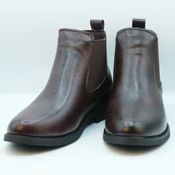 Dark Brown Chelsea-Style Boots GS49