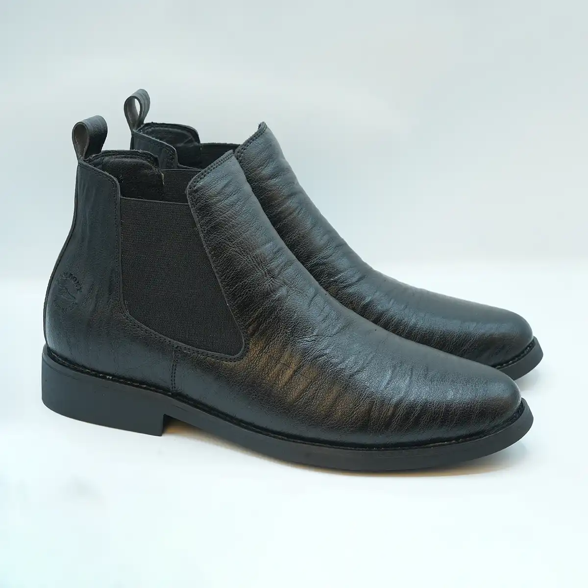 Black Leather Men’s Chelsea Boots GS50_0