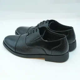 Classic Black Lace-Up Shoes for Men GS51