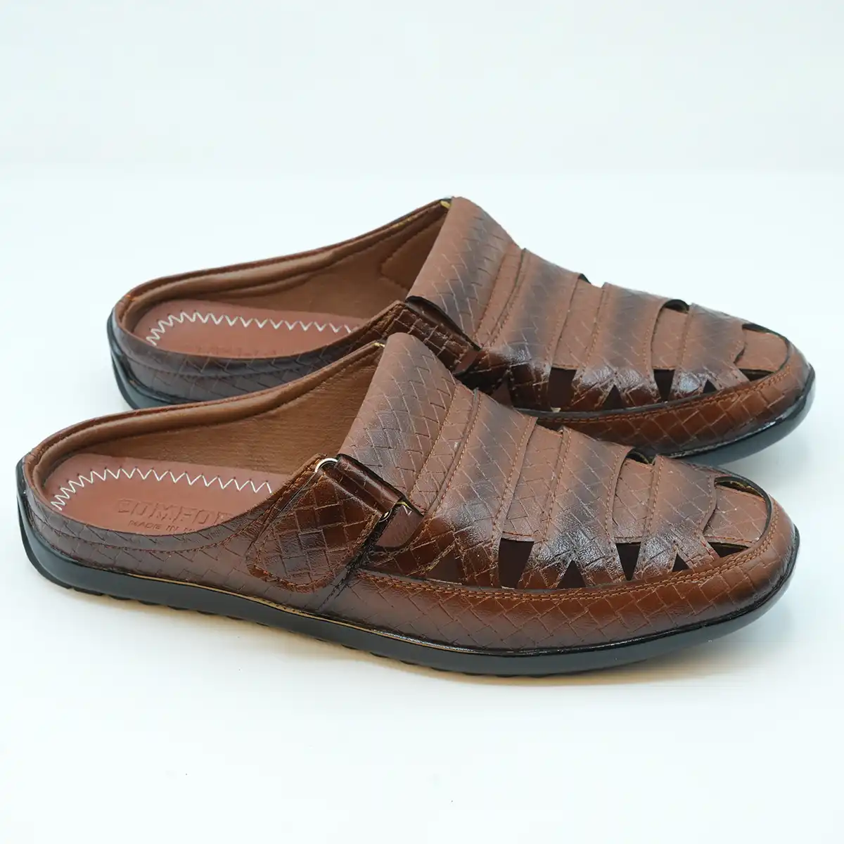 Men’s Brown Closed-Toe Sandals GS57_0
