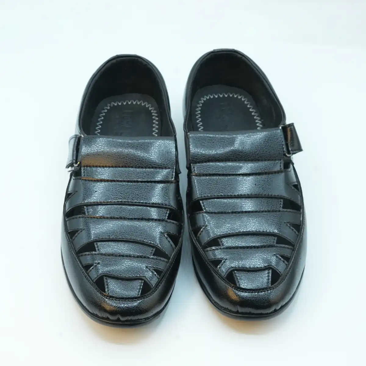 Men’s Black Closed-Toe Sandals GS58_1