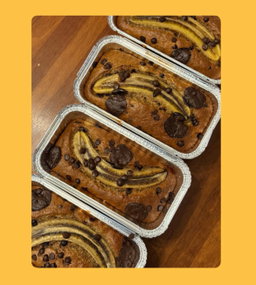 Banana Loaf with Chocolate Chunks