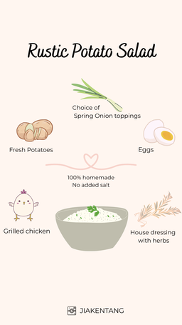 Rustic Potato Salad (Toppings: Spring Onion)