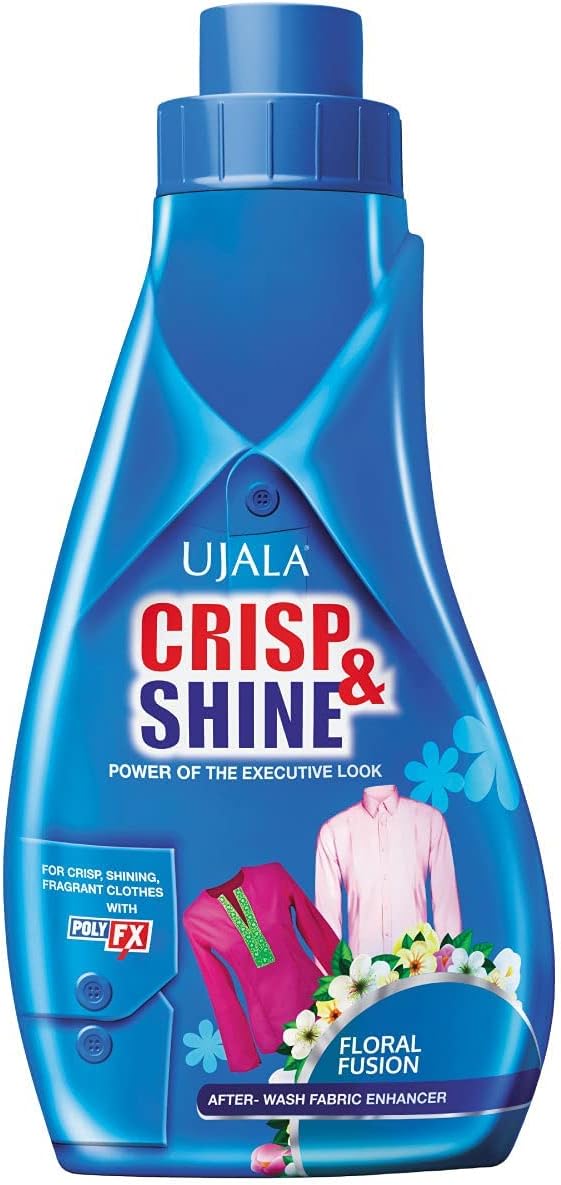 Ujala Crisp & Shine 200g Liquid Fabric Enhancer Detergent, Floral Scent