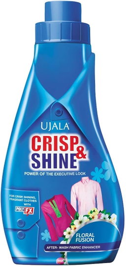 Ujala Crisp & Shine 200g Liquid Fabric Enhancer Detergent, Floral Scent