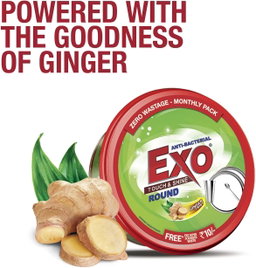 EXO DISH WASH ROUND 500GM-ANTI BACTERIAL