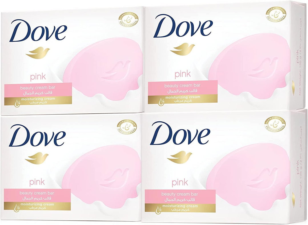 Dove Moisturising Soap Bar 4*75G Pack of 4