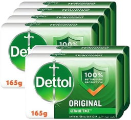 Dettol Original Soap Bar 165 g, Pack of 6