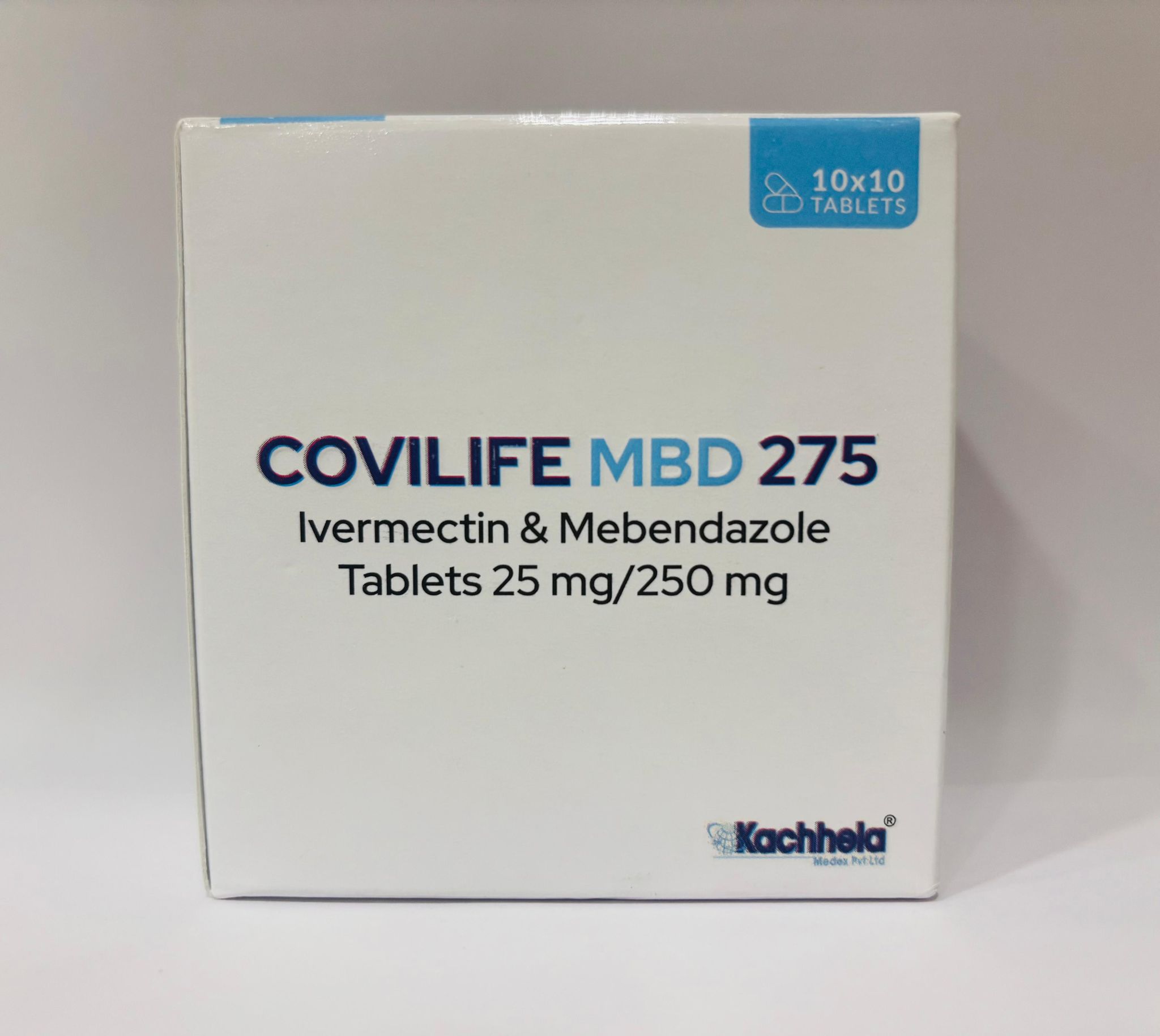 Ivermectin & Mebendazole Tablet 25mg/250mg_0