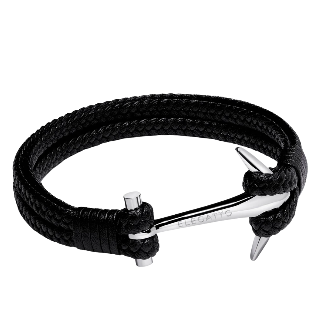 ELEGATTO Anchor Leather Black Up to 8'' _1