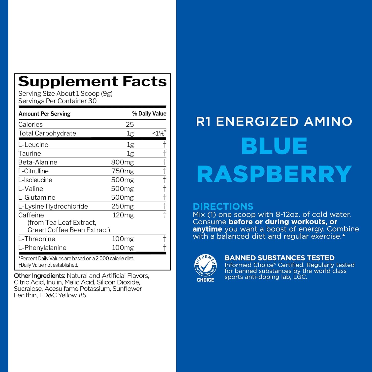 RULE 1 ENERGIZED AMINO BLUE RASPBERRY 30 SERVIDAS_1