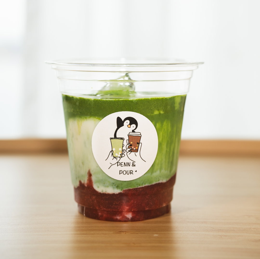 Strawberry Matcha Latte