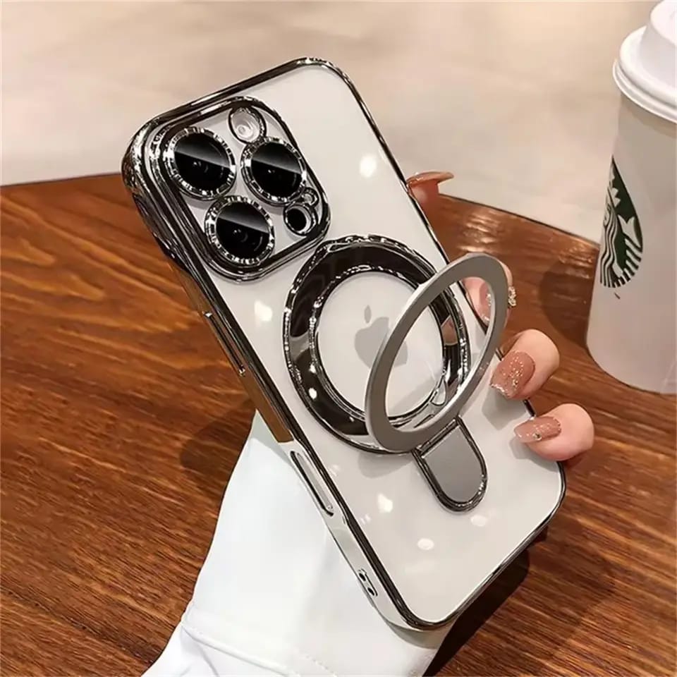 Étui iPhone de support magnétique d'airbag antichoc_9