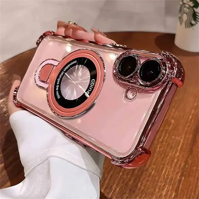 Étui iPhone de support magnétique d'airbag antichoc_11