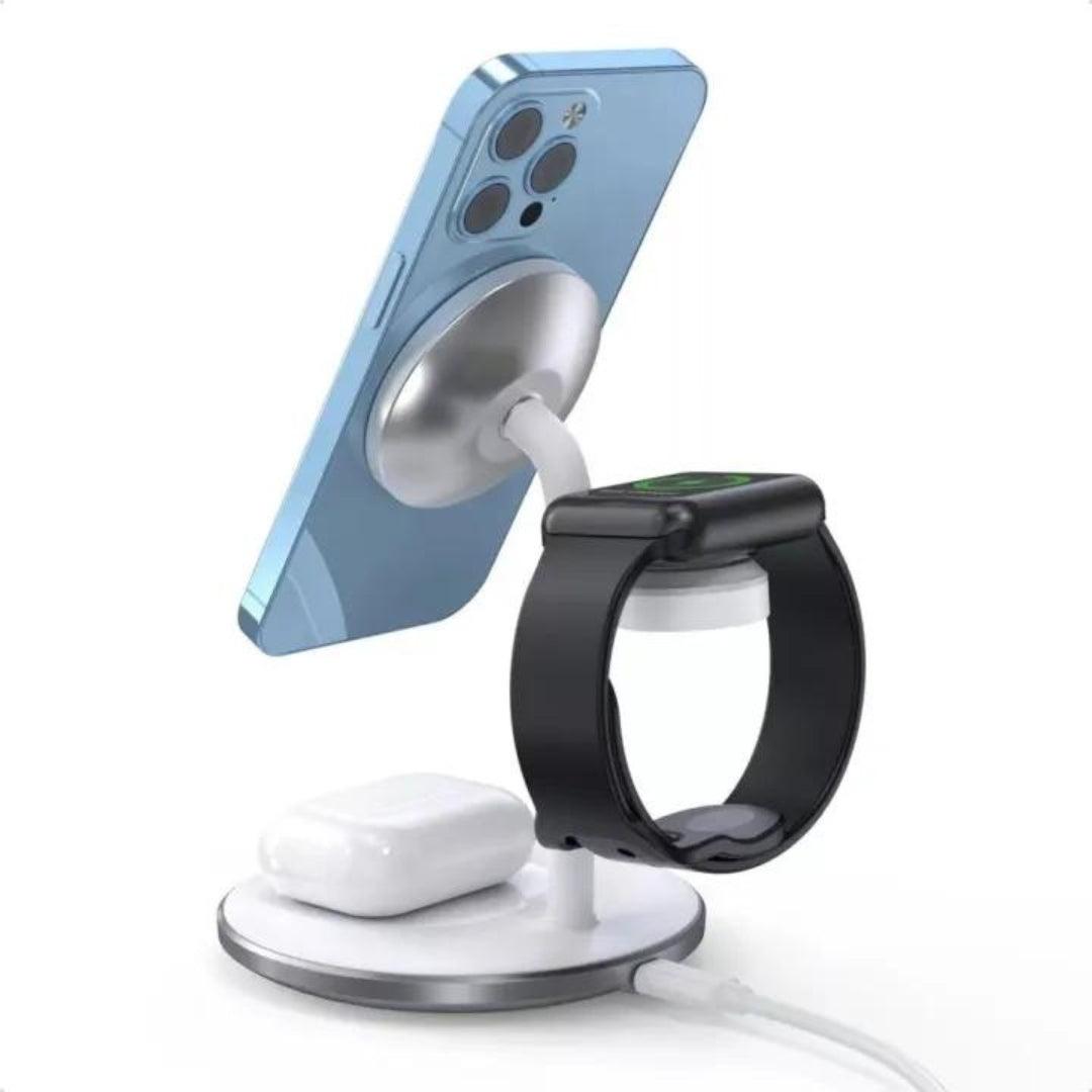 CHOETECH T585-F 3-in-1 15W Magnetic Wireless Charging Stand (Magleap Duo)_1
