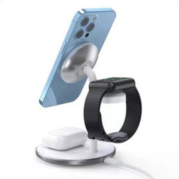 CHOETECH T585-F 3-in-1 15W Magnetic Wireless Charging Stand (Magleap Duo)