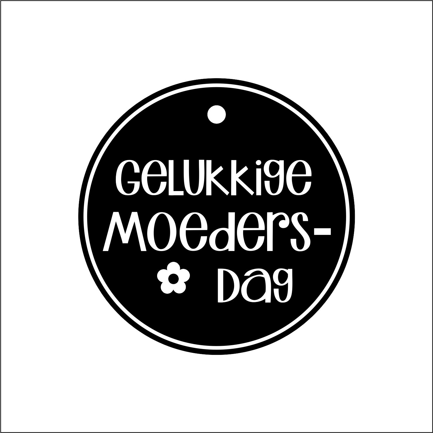 10 Tags Gelukkige Moedersdag Black_0