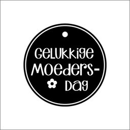 10 Tags Gelukkige Moedersdag Black