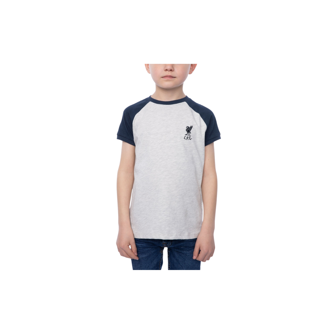 LFC Junior Ecru Marl Raglan Tee (A15158)_2