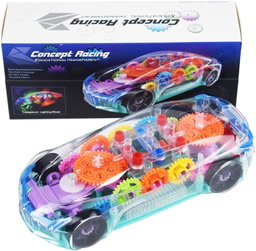 Transparent Concept car 3D Super Car Toy