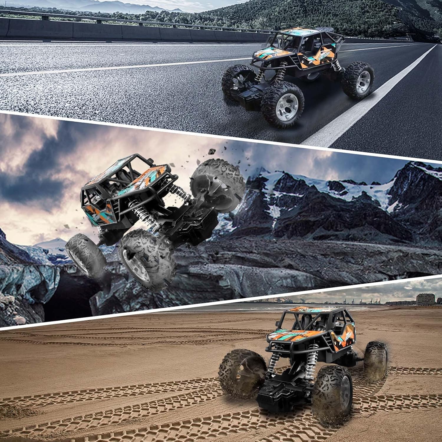 BLUECEDAR RC Racing Car, 2WD High Speed Off Road RC Car_2