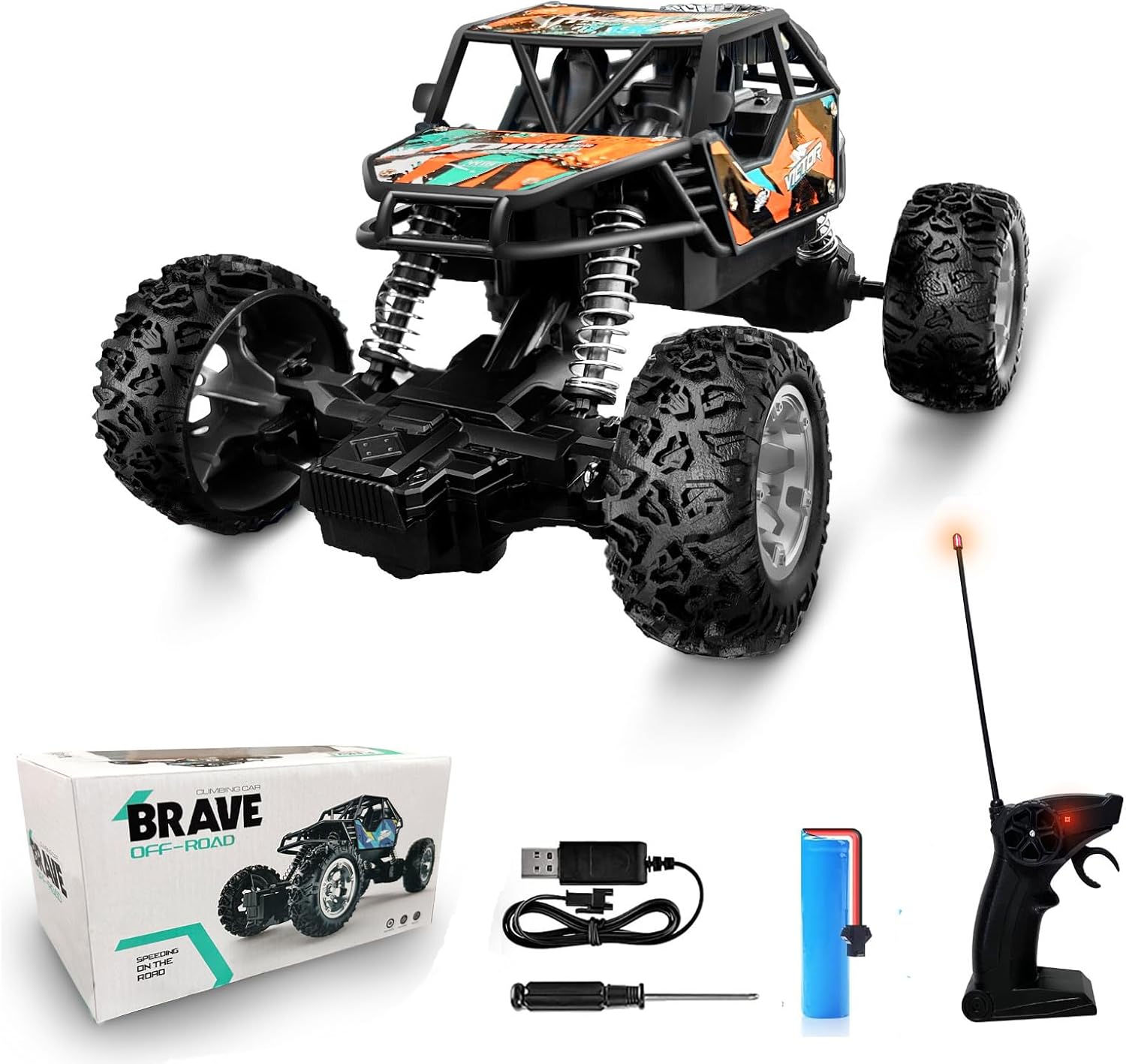 BLUECEDAR RC Racing Car, 2WD High Speed Off Road RC Car_1