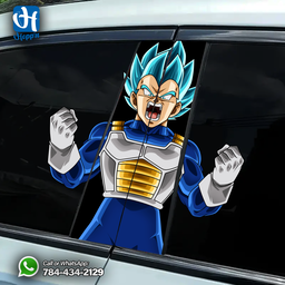 Vegeta SSGS Window Sticker 