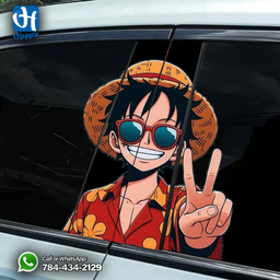 Monkey D Luffy Window Sticker