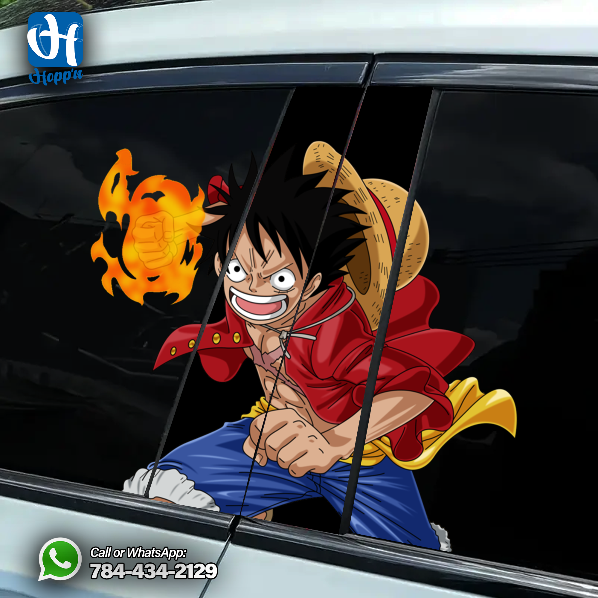 Monkey D Luffy Window Sticker_2