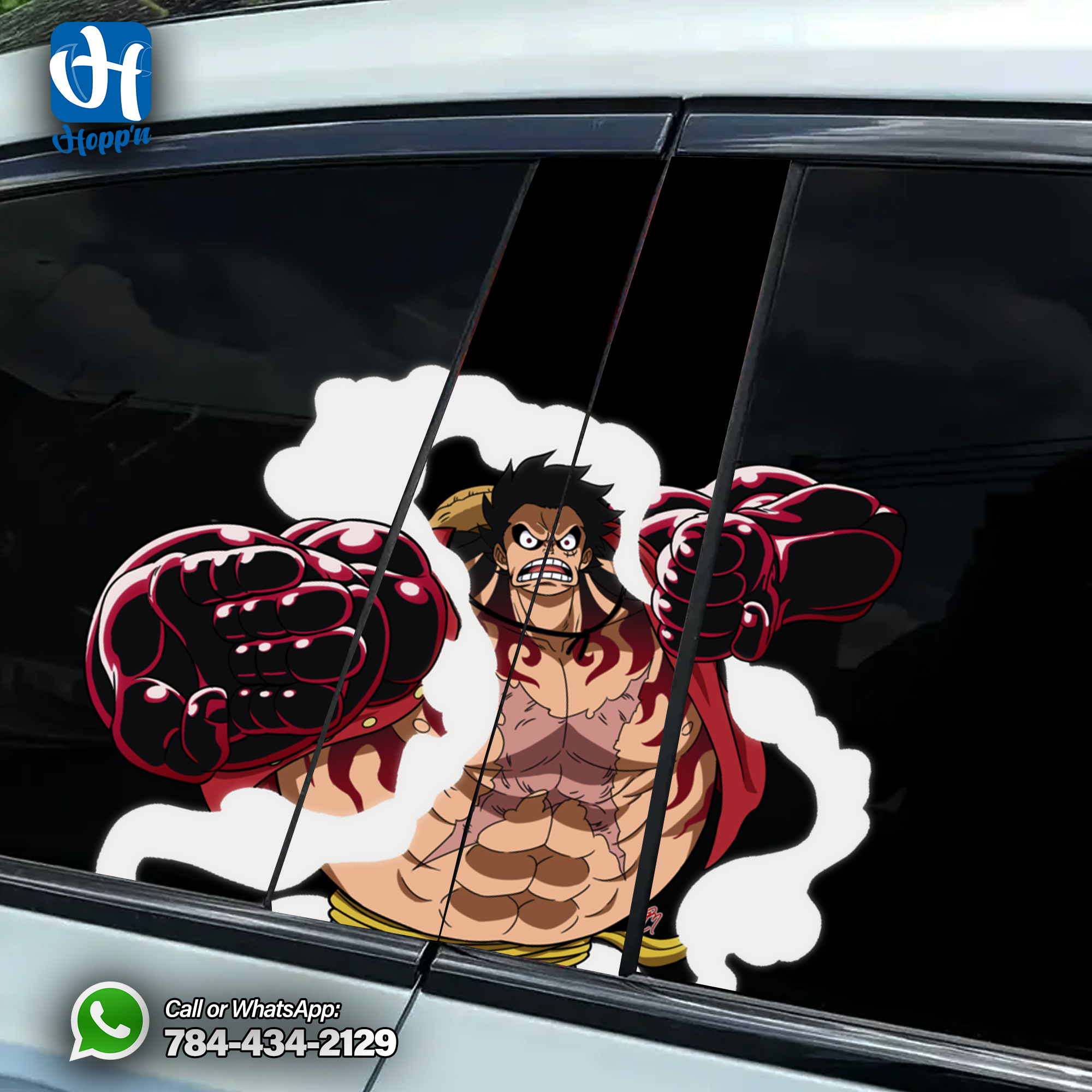 Monkey D Luffy Window Sticker_4