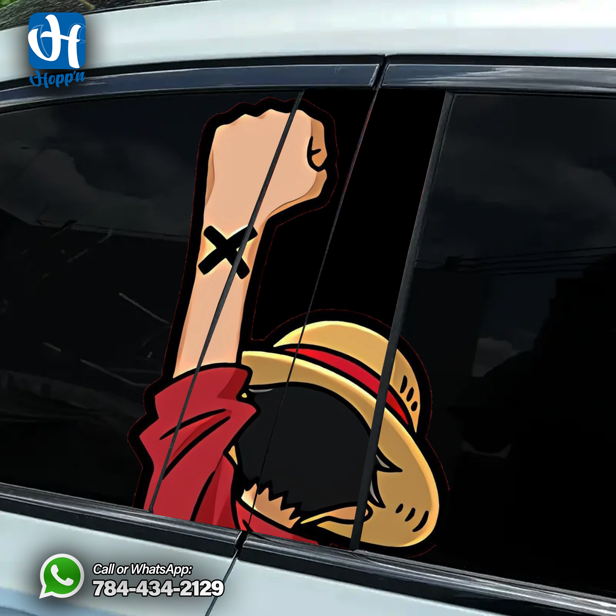 Monkey D Luffy Window Sticker_5