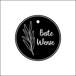 10 Tags refill Beste Wense Botanical Black Afrikaans