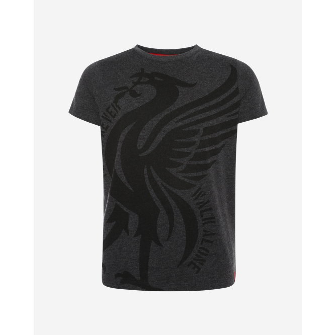 LFC Junior Charcoal Marl Liverbird YNWA Tee (A15099)_1