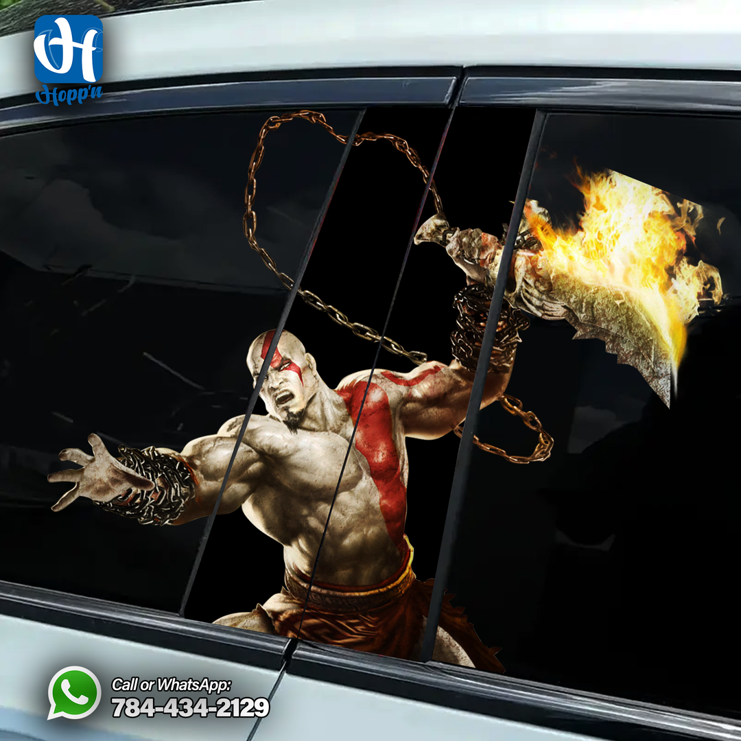 Kratos Window Sticker
