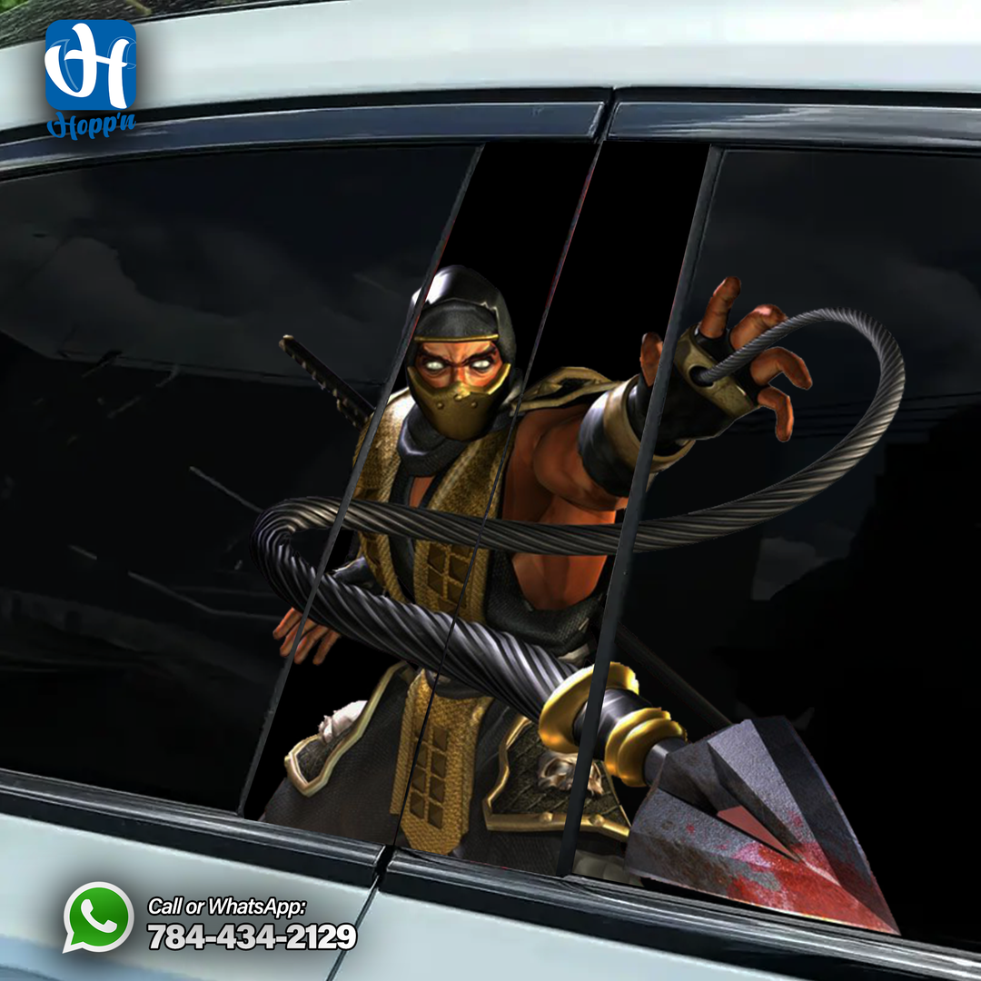 Scorpion Window Sticker