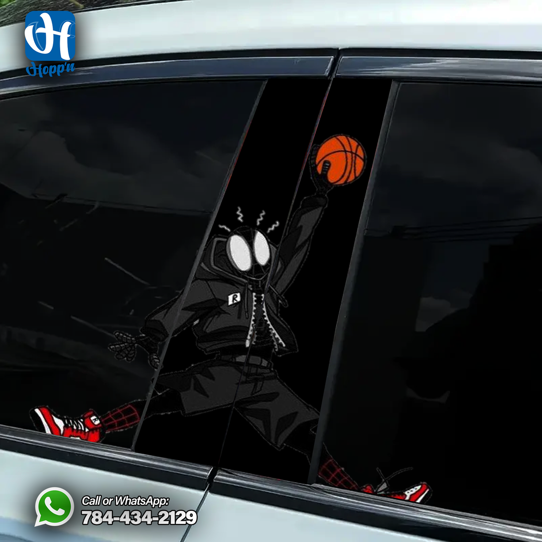 Layup Spidey Window Sticker