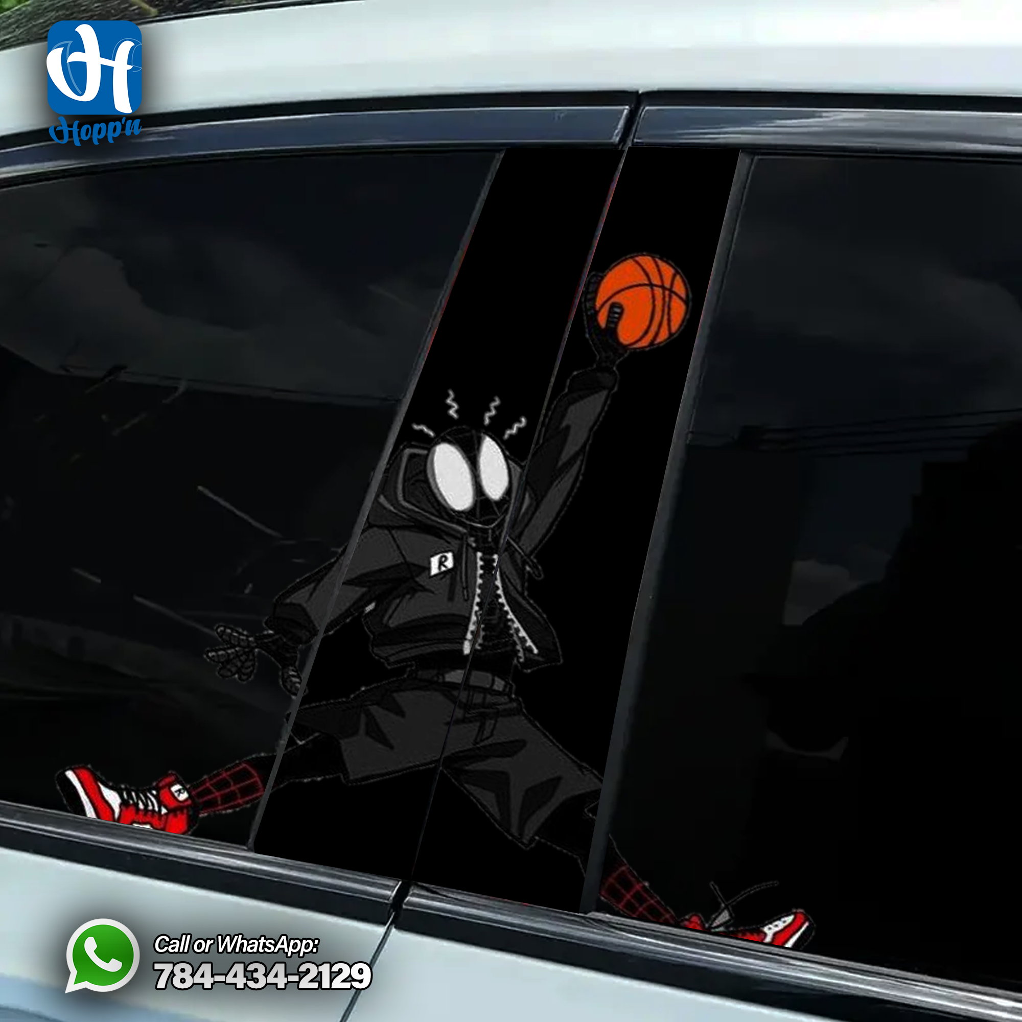 Layup Spidey Window  Sticker _0
