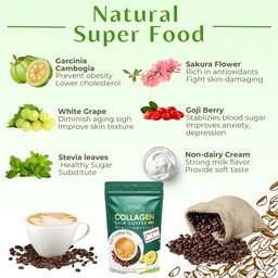  Fitgum Collagen Chia 11 in 1 Shape Coffee Mix 