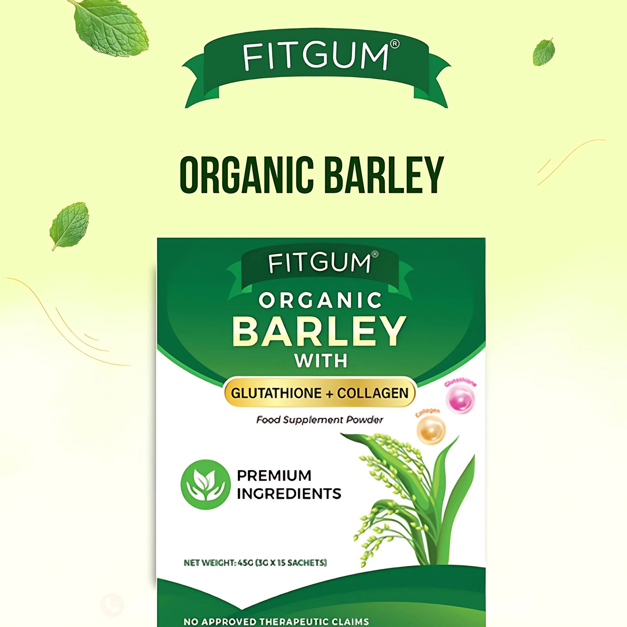 Fitgum Organic Barley Weight Loss Detox Powder_0