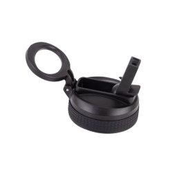 OASIS Sports Bottle Flip-Up Sipper Lid with Straw - Black