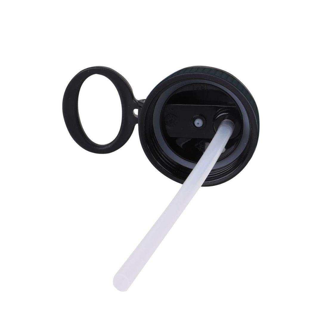 OASIS Sports Bottle Flip-Up Sipper Lid with Straw - Black_1