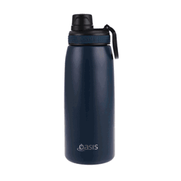 OASIS Stainless Steel Insulated Sports Water Bottles with Straw Cap 780ml
