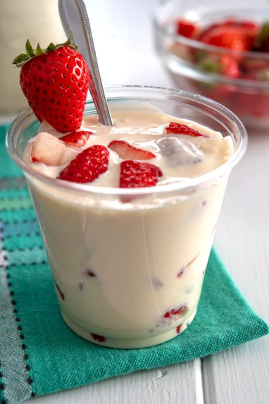 Frutas con Crema