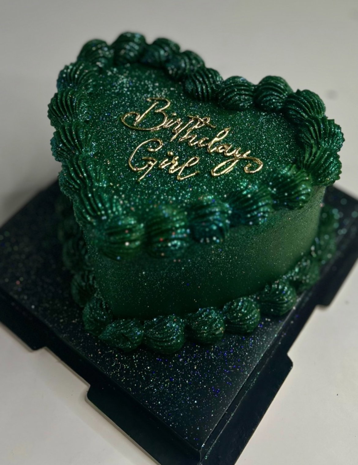 Emerald  Glitter Cake_0