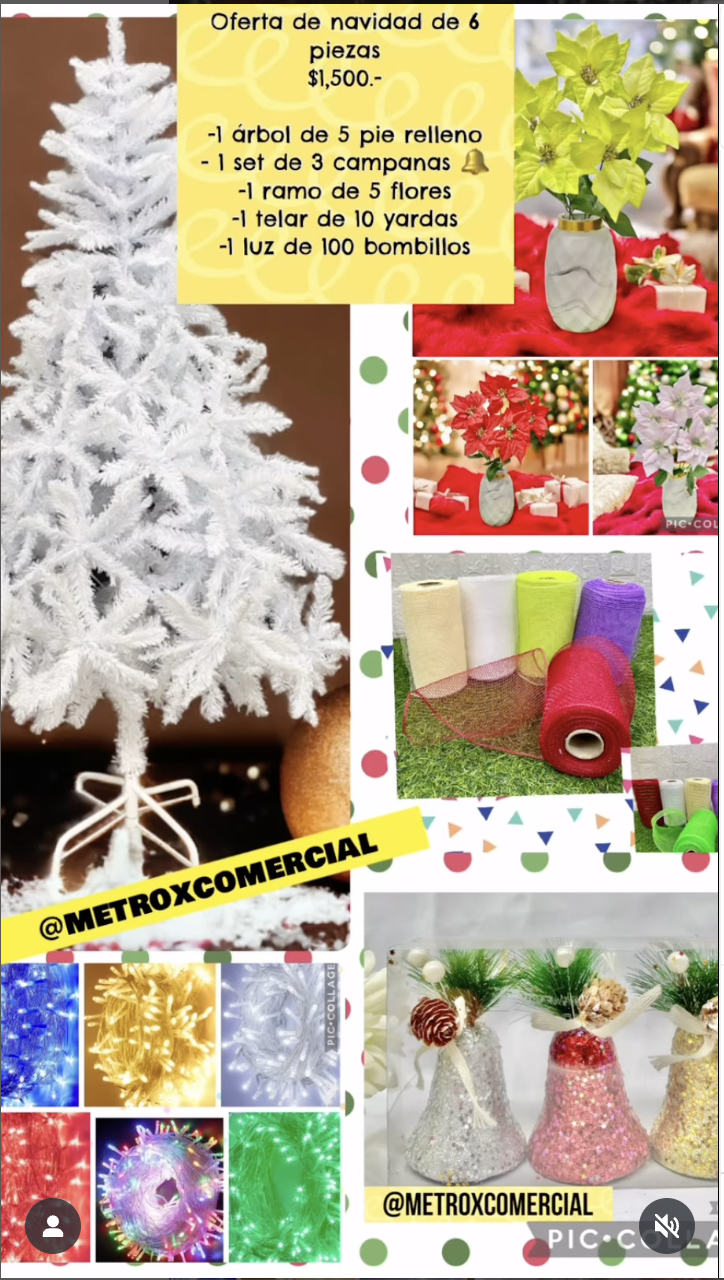 Oferta de navidad de 6 piezas